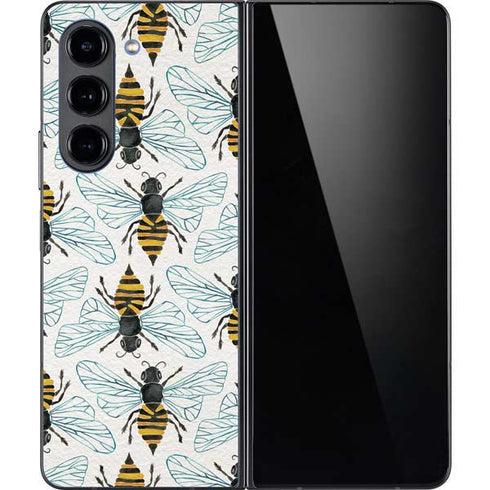 Honey Bee by Cat Coq Galaxy Z Fold5 5G Skin